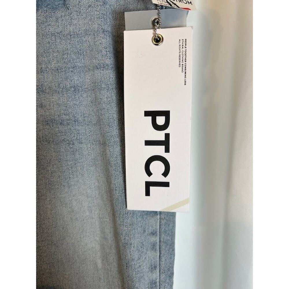 PTCL Ethikal Clothing Lightwash Jeans For Women Light Blue with Belt Size 26 - Picture 4 of 8